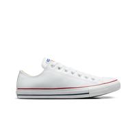 Converse Chuck Taylor All Star Leather Low-Top Shoe In White, Size 4 White 4