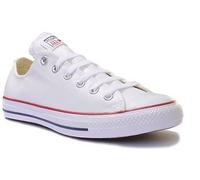 Converse All Star Low Leather Trainers Optical White - 6.5 UK