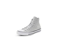 Converse Chuck Taylor All Star Leather High-Top Shoe In Grey, Size 7.5 Grey 7.5