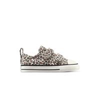 Converse Chuck Taylor All Star Leopard Easy On Low-Top Shoe Canvas For Kids In Brown, Size 3 Brown 3