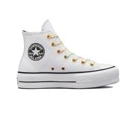 Converse Chuck Taylor All Star Lift Hi Unisex-Adult Womens Trainers Size 10, White/Black/White, 25.0 cm