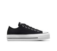 Converse Chuck Taylor All Star Lift Platform Canvas Low-Top Shoe For Women In Black, Size 6 Black 6