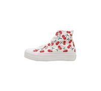 Converse Chuck Taylor All Star Lift Platform Cherries White, white, 7 UK