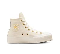 Converse Chuck Taylor All Star Lift Platform Golden Hits High-Top Shoe Leather For Women In Brown, Size 6 Brown 6