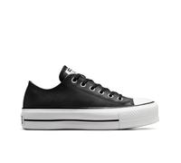 Converse Shoes (Trainers) CHUCK TAYLOR ALL STAR LIFT CLEAN OX LEATHER in Black 6