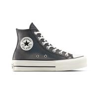 Converse Chuck Taylor All Star Lift Platform Sparkle High-Top Shoe Faux Leather For Women In Black, Size 7.5 Black 7.5