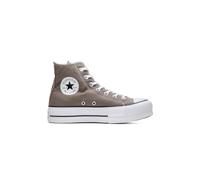 Converse Chuck Taylor All Star Lift Women's Lace Up Canvas Sneaker, Charcoal/White/Black, 6 UK