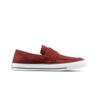 Converse Chuck Taylor All Star Loafer High-Top Shoe Suede In Red, Size 8
