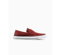Converse Chuck Taylor All Star Loafer High-Top Shoe Suede In Red, Size 8.5
