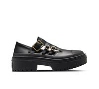 Converse Chuck Taylor All Star Lugged Heel Mary Jane Platform Low-Top Shoe Leather For Women In Black, Size 8 Black 8