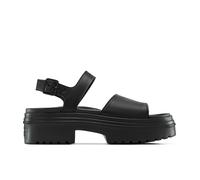Converse Chuck Taylor All Star Lugged Heel Sandal Low-Top Shoe Leather For Women In Black, Size 11 Black 11