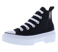 CONVERSE Chuck Taylor All Star Lugged Lift Platform Canvas Sneaker, 10.5 UK Black/Black/White