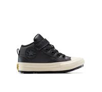 Converse Chuck Taylor All Star Malden Street Boot Easy-On Mid Shoe Leather For Kids In Grey, Size 11.5 Grey 11.5