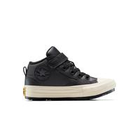 Converse Chuck Taylor All Star Malden Street Boot Easy-On Mid Shoe Leather For Kids In Grey, Size 13.5 Grey 13.5
