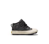 Converse Chuck Taylor All Star Malden Street Boot Easy-On Mid Shoe Leather For Kids In Grey, Size 7 Grey 7