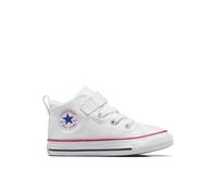 Converse Chuck Taylor All Star Malden Street Easy-On Canvas Mid Shoe For Kids In White, Size 9
