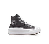 Converse Chuck Taylor All Star Move Glitter High-Top Shoe Canvas For Kids In Grey, Size 2.5 Grey 2.5