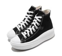 Converse Chuck Taylor All Star Move Platform Black White Women Bold Shoe 568497C
