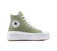 Converse Chuck Taylor All Star Move Platform High-Top Shoe Canvas For Women In Green, Size 6 Green 6