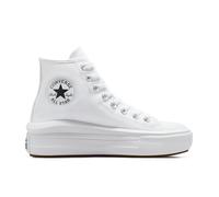 Converse Chuck Taylor All Star Move Platform High-Top Shoe Canvas For Women In White, Size 11 White 11