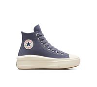 Converse Chuck Taylor All Star Move Platform Suede High-Top Shoe For Kids In Violet, Size 5 VIOLET 5