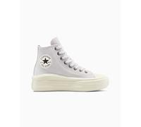 Converse Chuck Taylor All Star Move Platform Suede High-Top Shoe For Women In Violet, Size 5