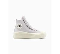 Converse Chuck Taylor All Star Move Platform Suede High-Top Shoe For Women In Violet, Size 7