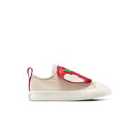 Converse Chuck Taylor All Star One Strap Easy-On Apples Low-Top Shoe Canvas For Kids In Brown, Size 8