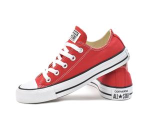 Converse Chuck Taylor All Star Ox Trainers Red Canvas Low Top Unisex M9696C