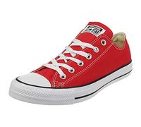 Converse Chuck Taylor All Star Ox - Unisex Canvas Sports Trainer red Size: 10.5 UK