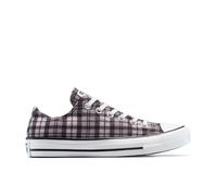 Converse Chuck Taylor All Star Plaid Low-Top Shoe Canvas For Women In Black, Size 3 Black 3