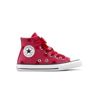 Converse Chuck Taylor All Star Polka Dots & Bow Easy On High-Top Shoe Canvas For Kids In Red, Size 1 Red 1