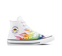 Converse Chuck Taylor All Star Pride High-Top Shoe Canvas In White, Size 8 White 8