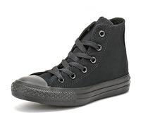 CONVERSE Chuck Taylor All Star Sneaker, Black Monochrome, 3 UK