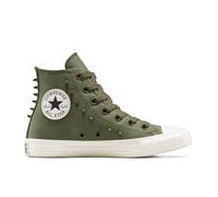 Converse Chuck Taylor All Star Spikes High-Top Shoe Canvas For Women In Green, Size 8.5 Green 8.5