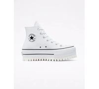 Converse Chuck Taylor All Star Trek High-Top Shoe Canvas For Women In White, Size 12.5