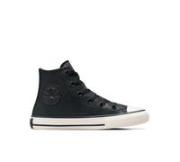 Converse Chuck Taylor All Star Water-Repellent Leather High-Top Shoe For Kids In Black, Size 1.5 Black 1.5