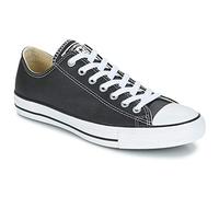 Converse all star ox leather trainers in black UK 7 (EU 41)