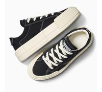 Converse Chuck Taylor Cruise Ox Size 7UK Black Canvas Platform A08789C