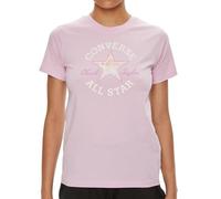 Converse Chuck Taylor Patch Womens Pink T-Shirt, Pink, M