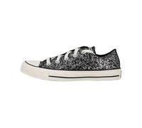 Converse Chuck Taylor Women's All Star Glitter Sneaker, Black/White, 5 UK