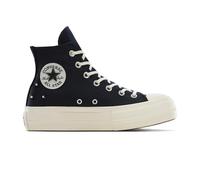 Converse Chuck Taylor Women's All Star Lift Platform High Top Sneaker, Black Black Egret, 4.5 UK