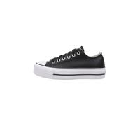 Converse Chucks Black 561681C Chuck Taylor All Star Lift OX Black Black White, Size:37