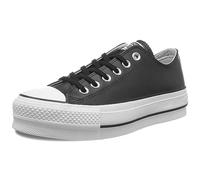 Converse Shoes (Trainers) CHUCK TAYLOR ALL STAR LIFT CLEAN OX LEATHER in Black 7.5