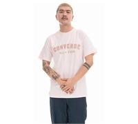 Converse Classic Fit All Star Single Screen Men's Short Sleeve T-Shirt Light Pink, Size L