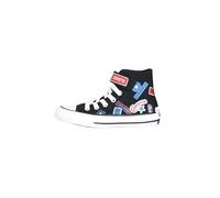 CONVERSE Ctas 1V Hi Boys Girls Black All Over Print Sneakers, multicoloured, 11.5 UK Child