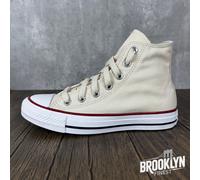 Converse CTAS Hi Top Women's Trainers Beige Canvas Shoes Size 3.5 UK [159484C]