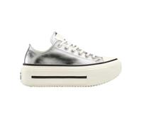 Converse Ctas Lift Double Stack Ox Silver EG Size 36.5 EU Silver Egret Black 36.5, Silver Egret Black, 6.5 UK