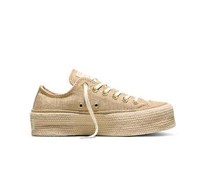 Converse CTAS Lift Espadrille Ox Hay Day Egret Papyrus 36