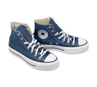 Converse - Wedge sneakers - Chuck Taylor All Star Lift Platform High Slacker Blue/White/Black for Women - Size 38 - Navy Navy